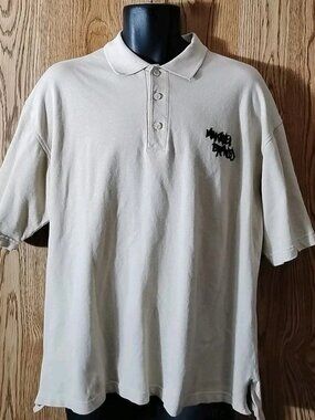 VTG Makaveli Branded 2Pac Polo California Love Bead Size L